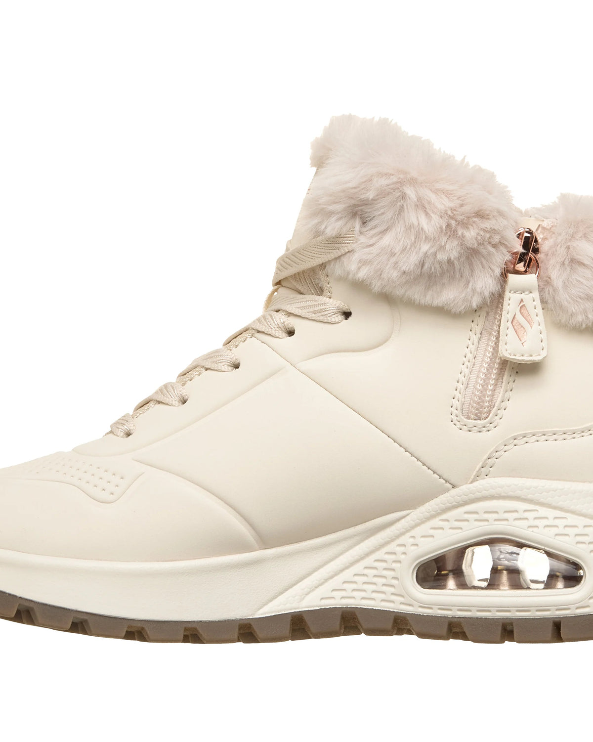 Bota Mulher Skechers Uno Rugged Antiderrapante Branco Skechers