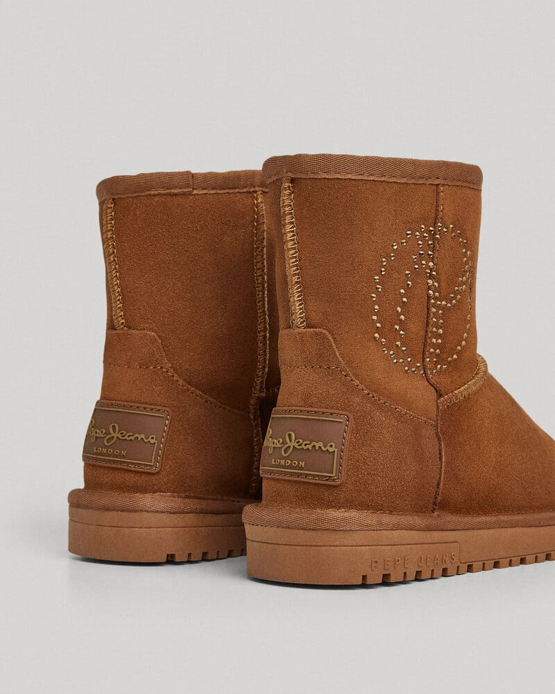 Botas Pepe Jeans Diss Gloss J Castanha