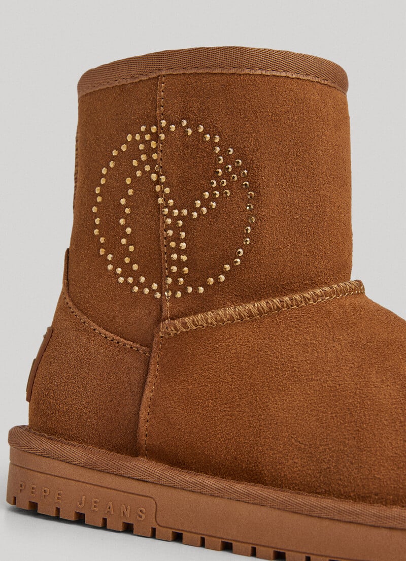 Botas Pepe Jeans Diss Gloss J Castanha