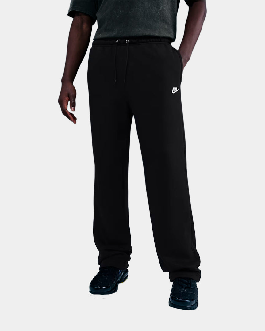Calças Cardadas Homem Nike Sportswear Club Bungee Pretas Nike