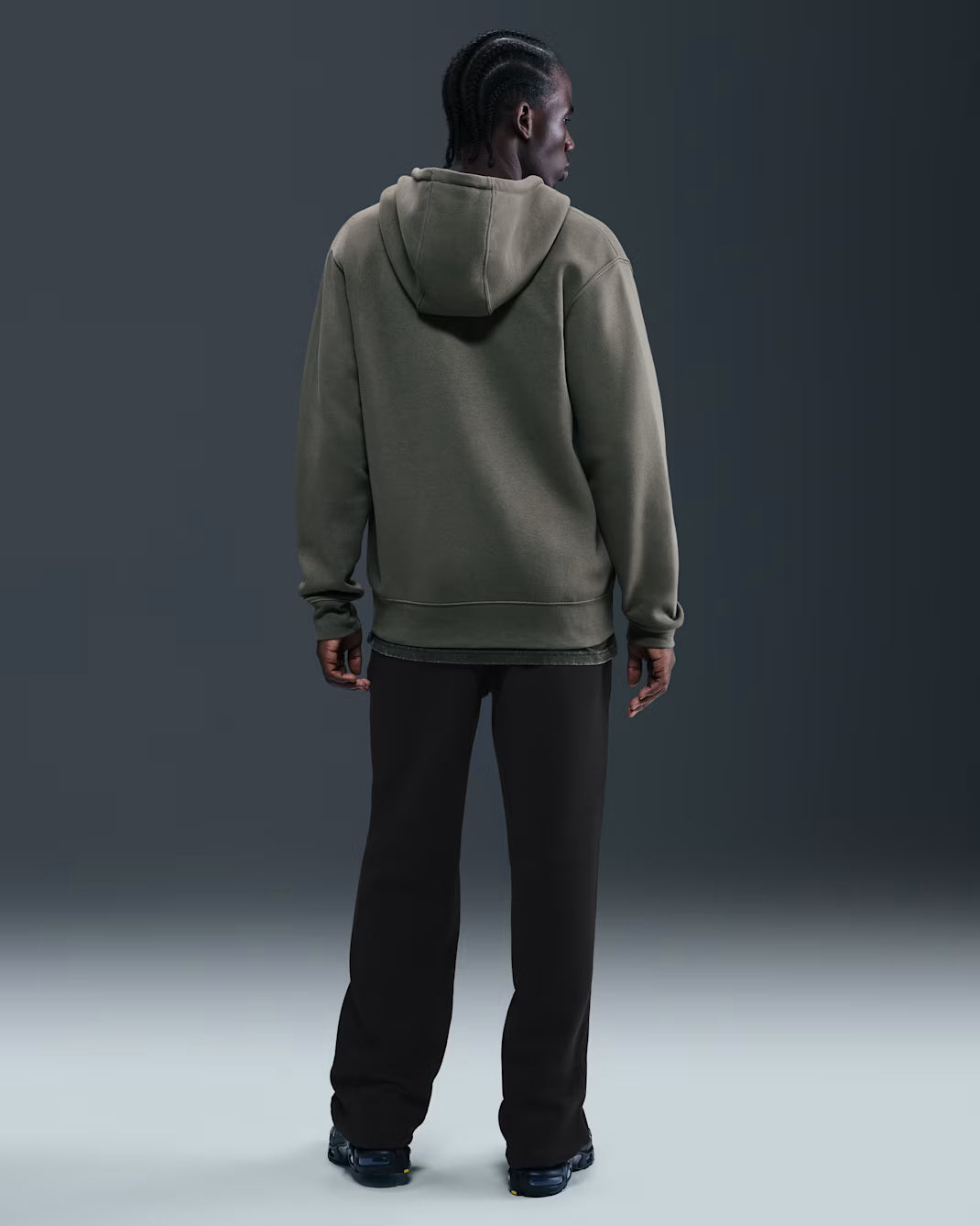 Calças Cardadas Homem Nike Sportswear Club Bungee Pretas Nike