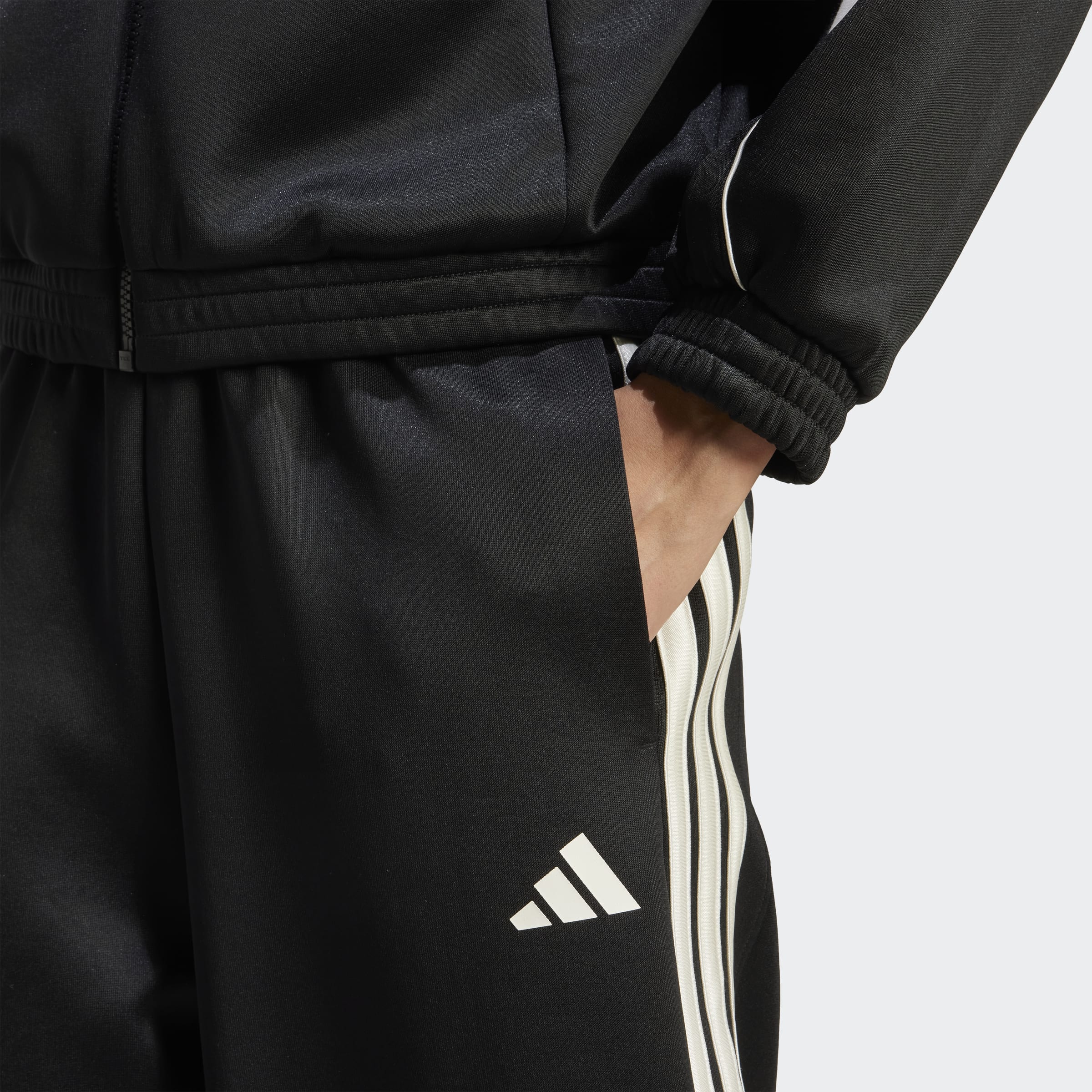 Calças Mulher Adidas Stadium 3S Preto/Branco Adidas