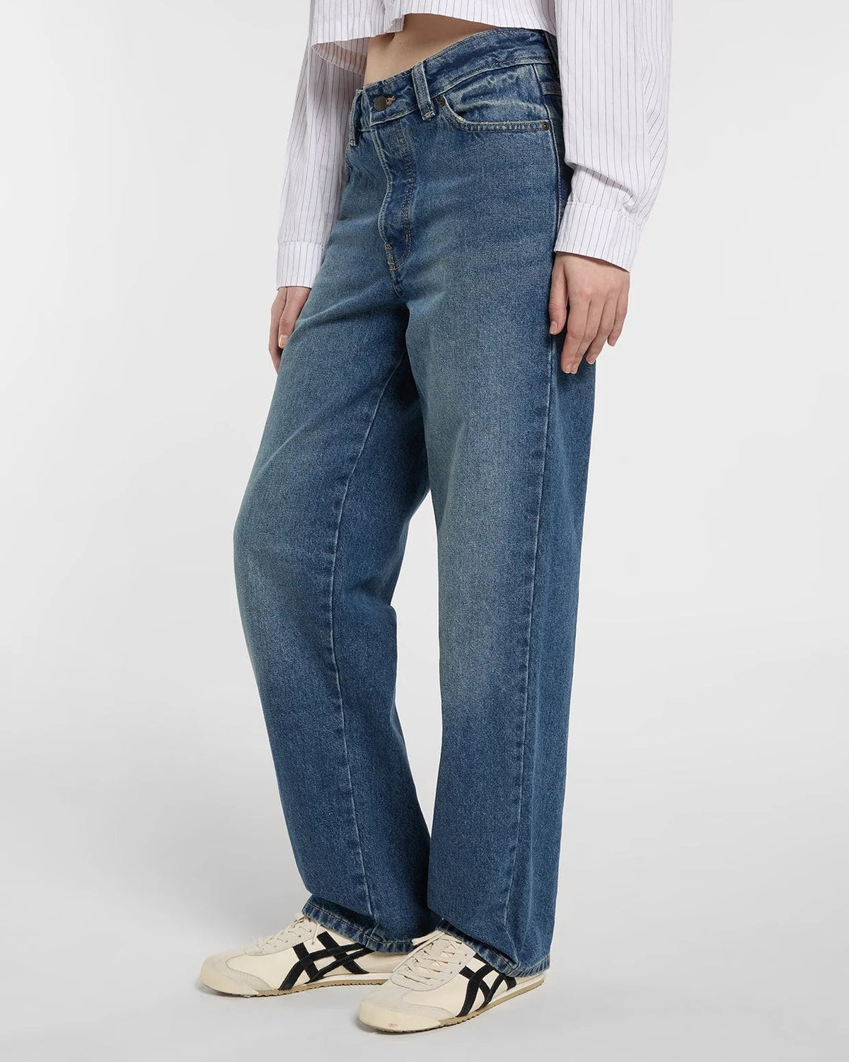 Calças Mulher Dickies 984 Relaxed Straight Marinho Dickies