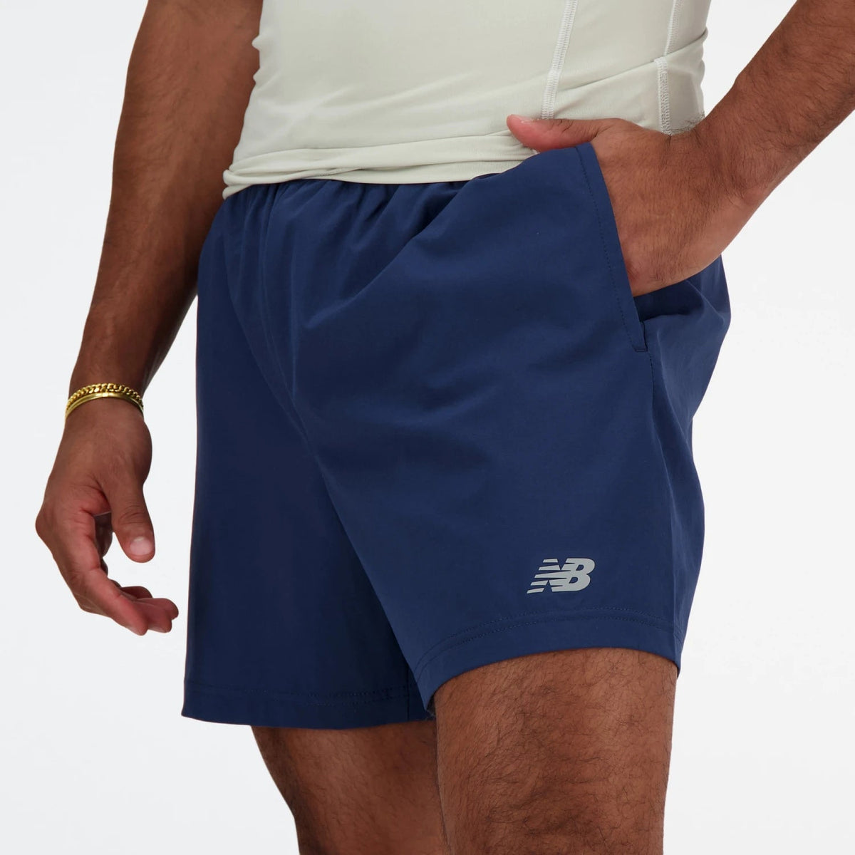 Calções de Treino New Balance Essential Sport 5 Marinho New Balance