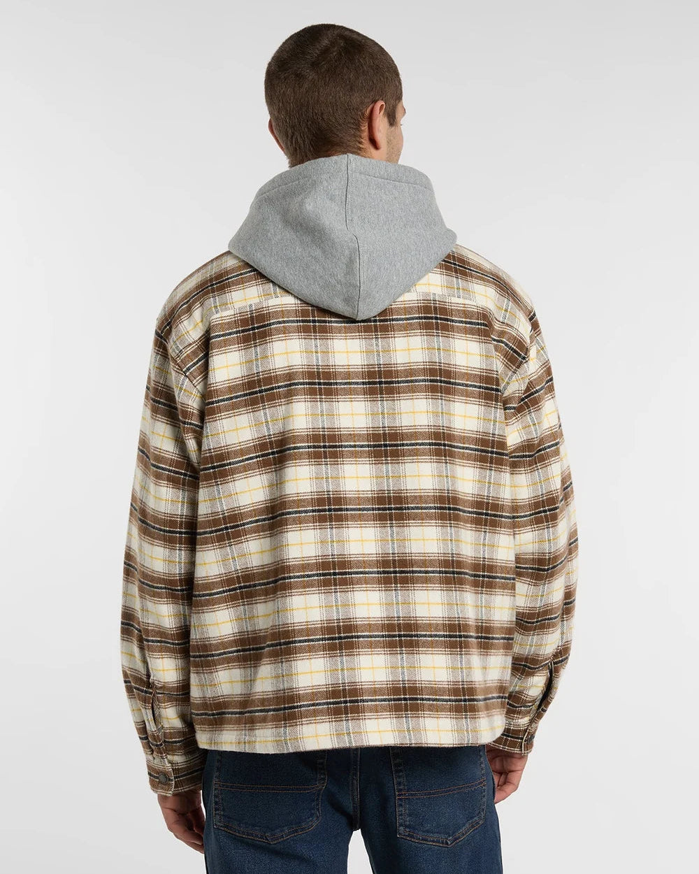 Camisa Homem Dickies Eustis Bege/Castanho Dickies