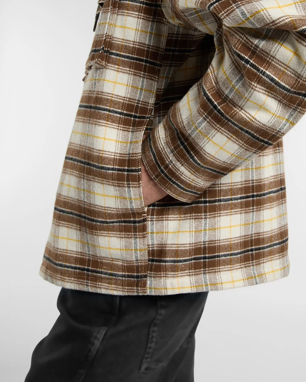 Camisa Homem Dickies Eustis Bege/Castanho Dickies