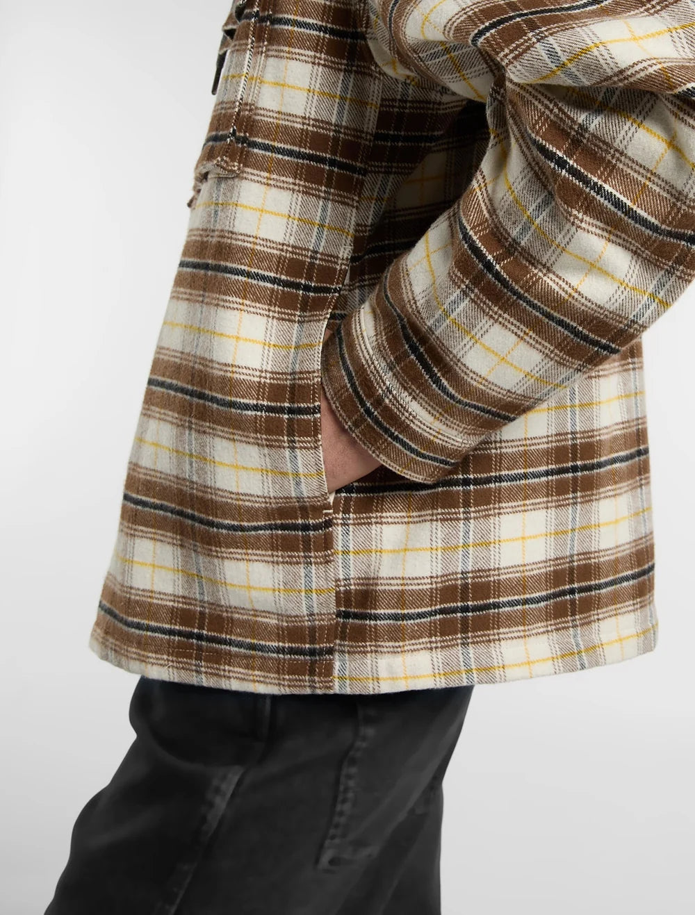 Camisa Homem Dickies Eustis Bege/Castanho Dickies