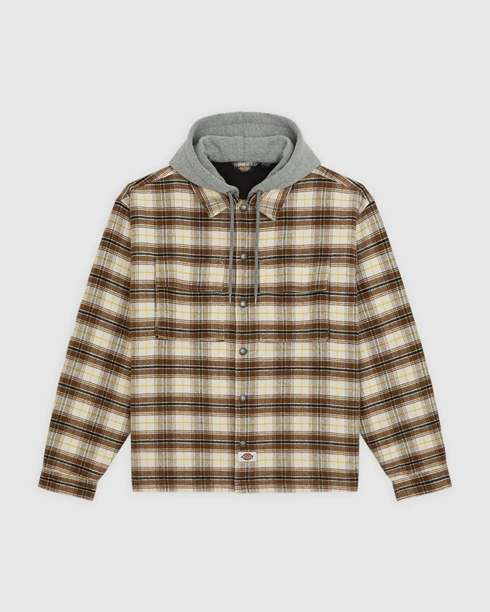 Camisa Homem Dickies Eustis Bege/Castanho Dickies