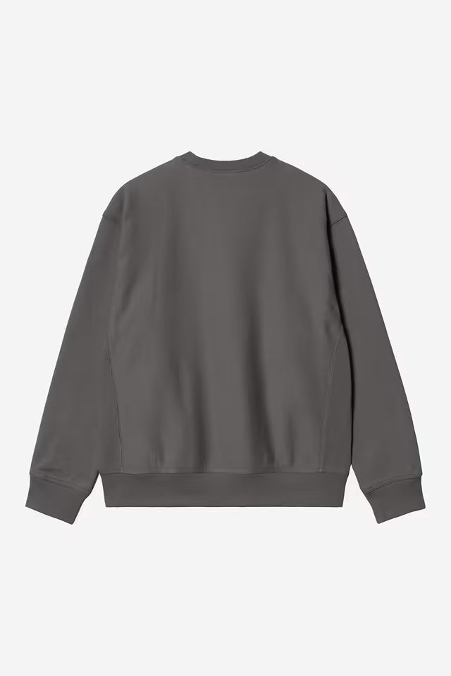 Camisola Homem Carhartt WIP American Script Cinza Carhartt