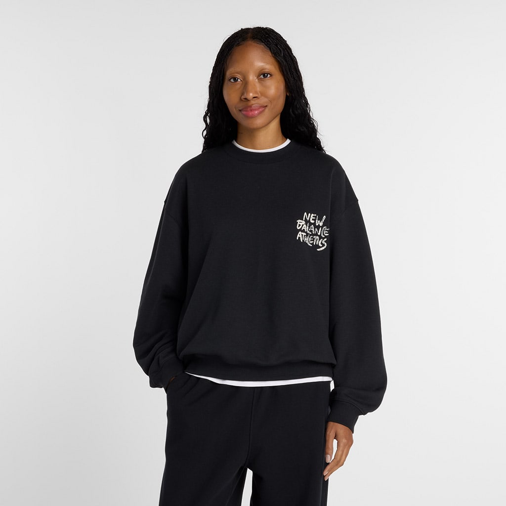 Camisola New Balance Visibly Loved Oversized Preta New Balance