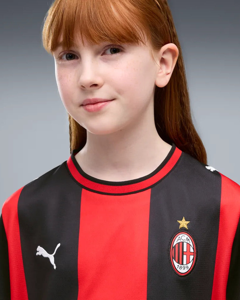 Camisola Puma AC Milan Principal Júnior 26/27 Vermelha Puma