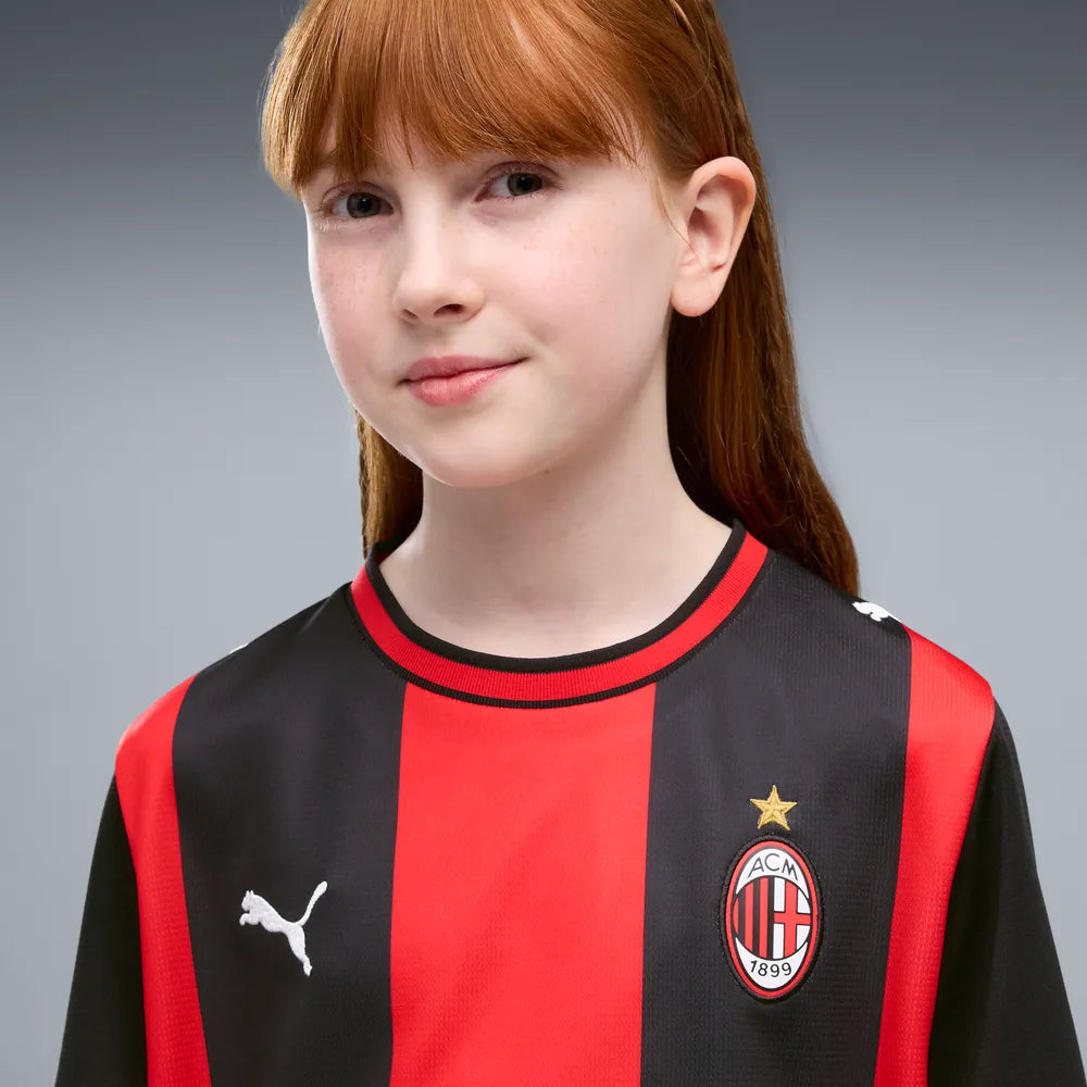 Camisola Puma AC Milan Principal Júnior 26/27 Vermelha Puma