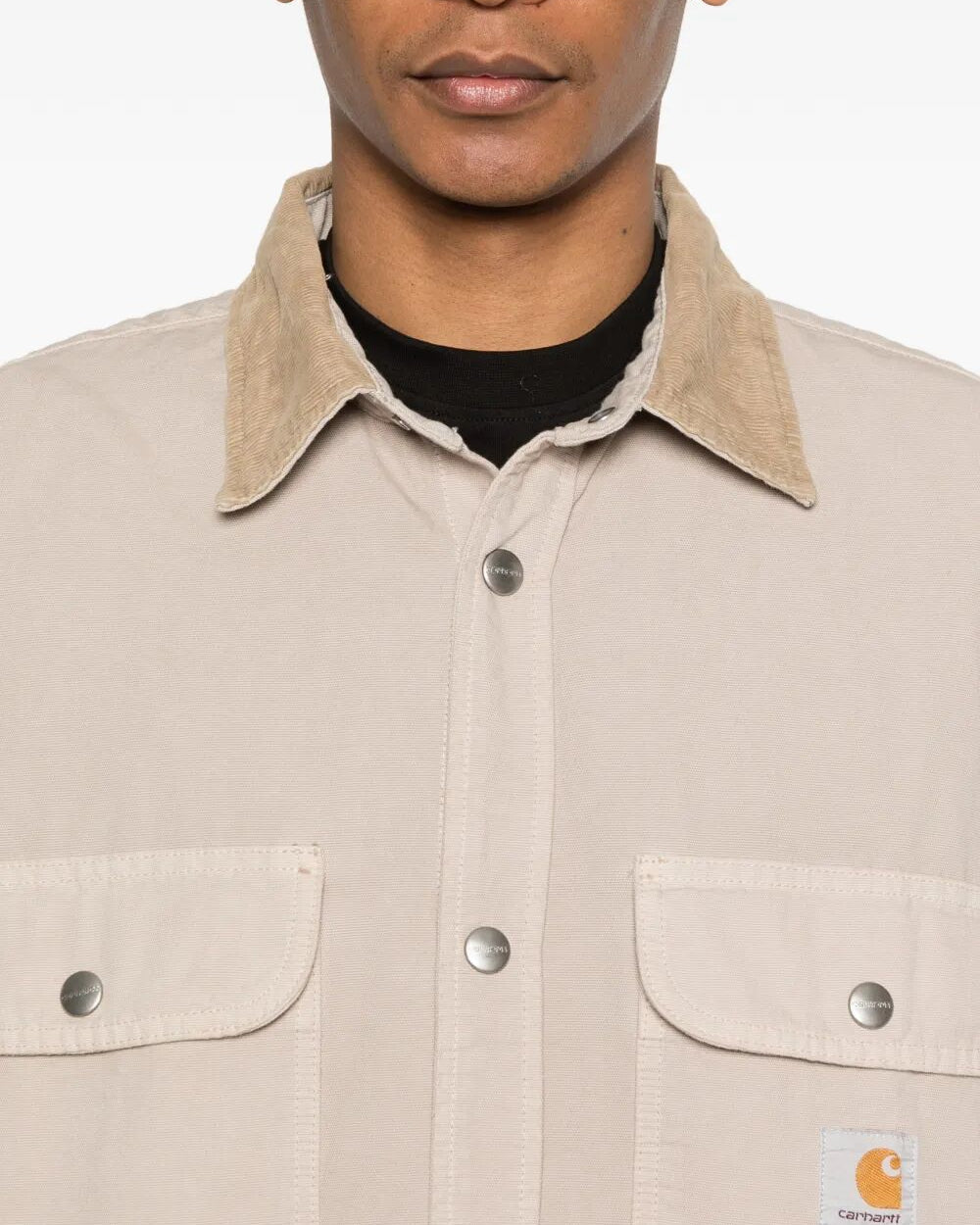 Casaco Homem Carhartt WIP Prescott Shirt Bege Carhartt
