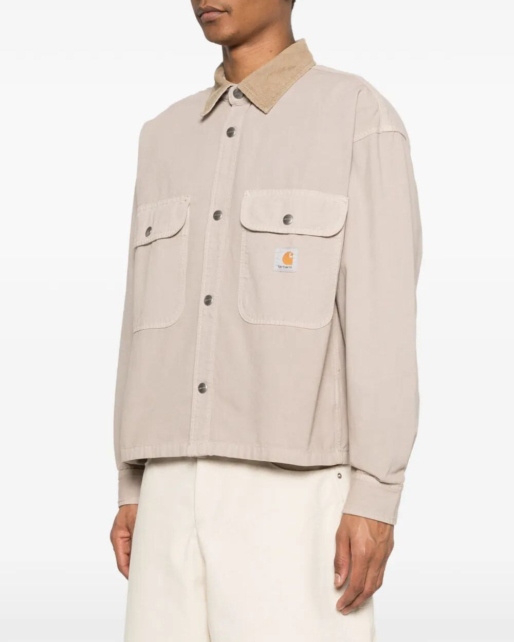 Casaco Homem Carhartt WIP Prescott Shirt Bege Carhartt