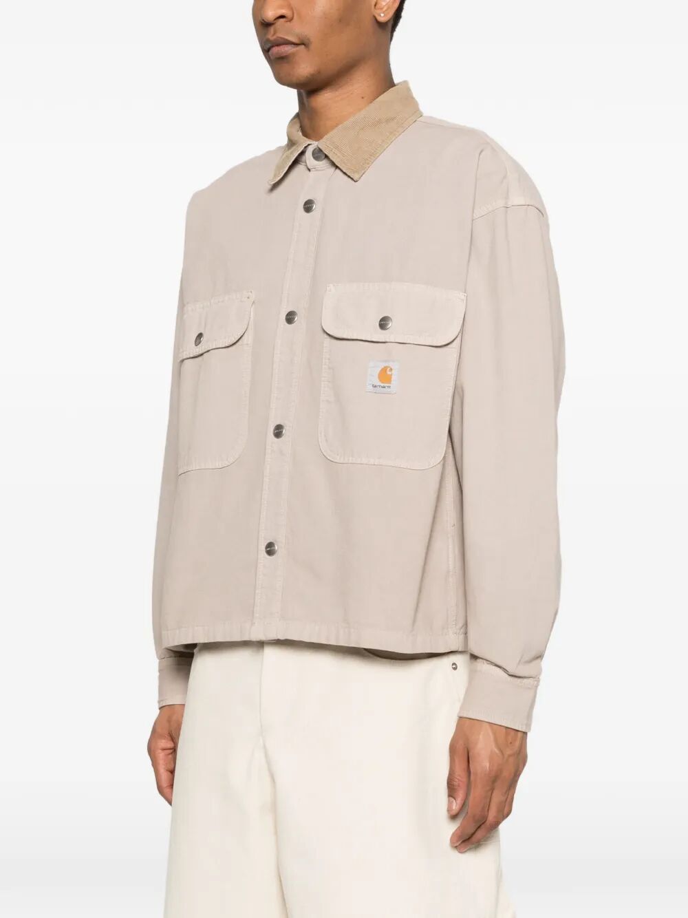 Casaco Homem Carhartt WIP Prescott Shirt Bege Carhartt