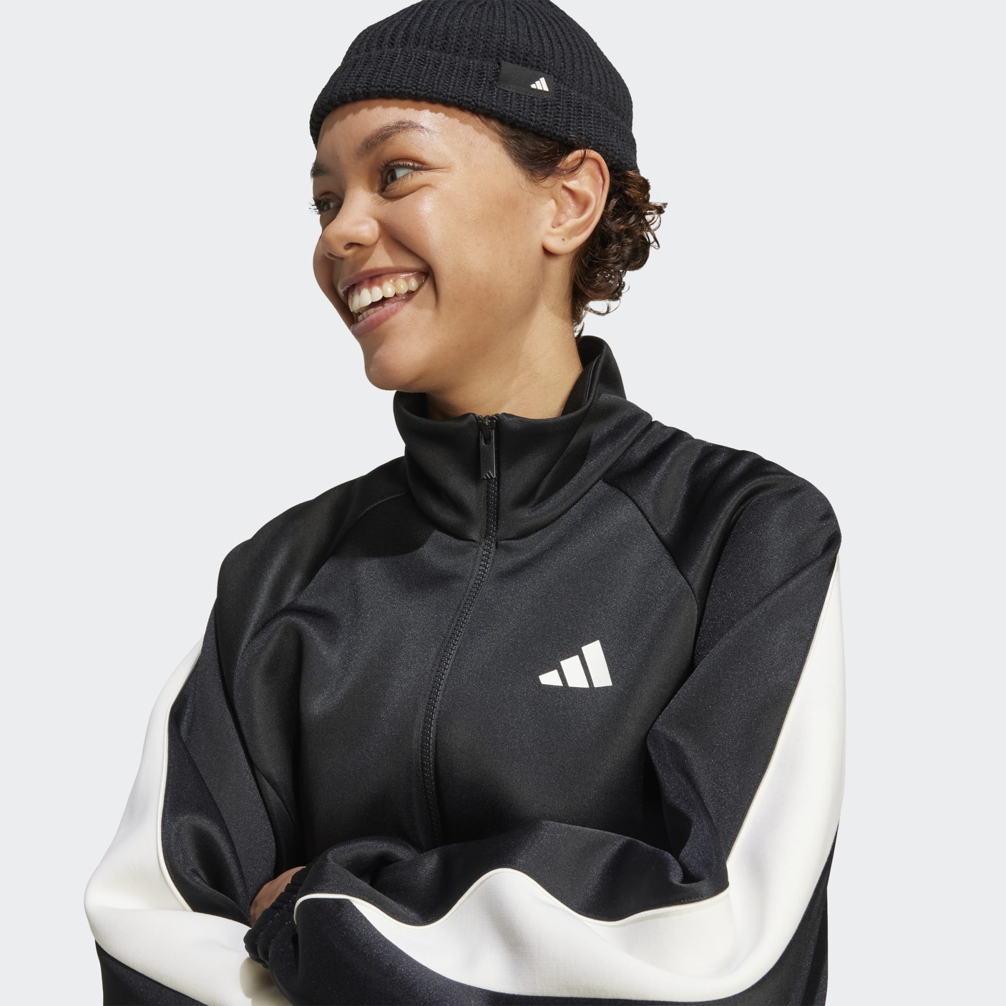 Casaco Mulher Adidas Stadium TT Preto/Branco Adidas