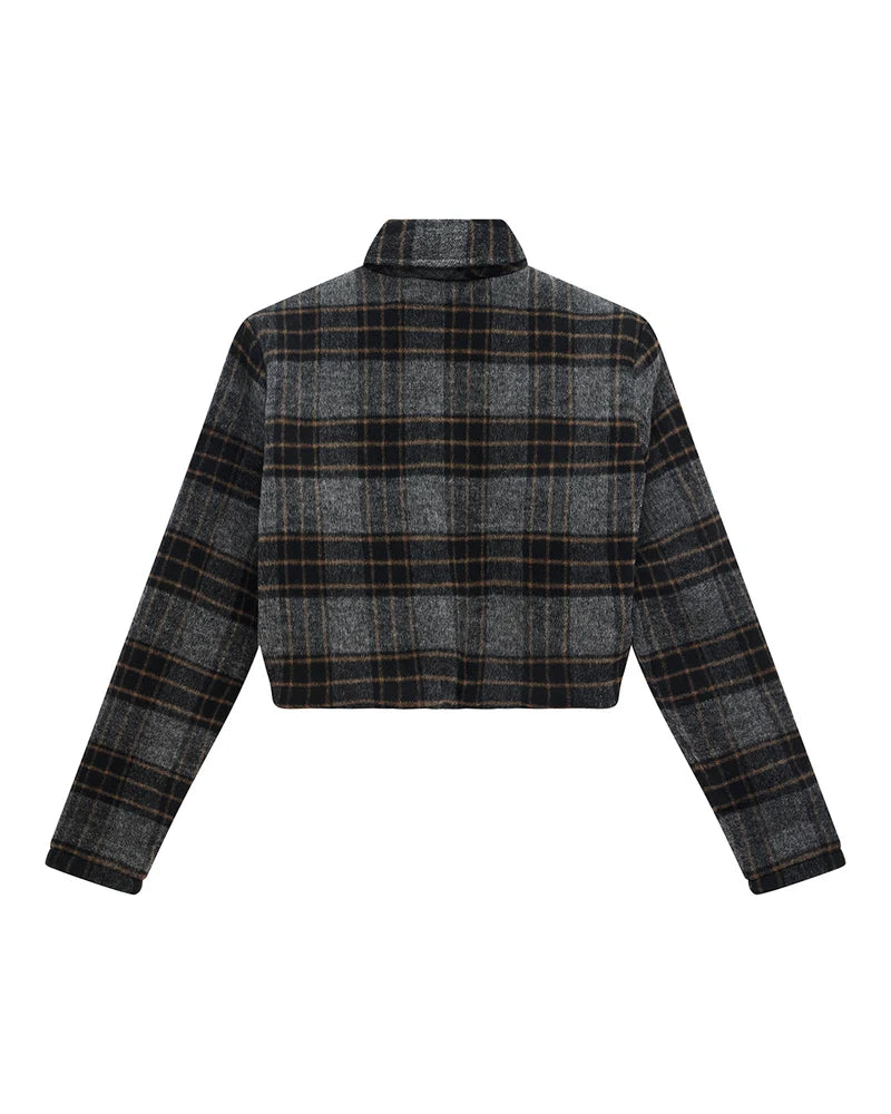 Casaco Mulher Deus Ex Machina Lost World Wool Blend Bomber Cinza/Preto Deus Ex Machina
