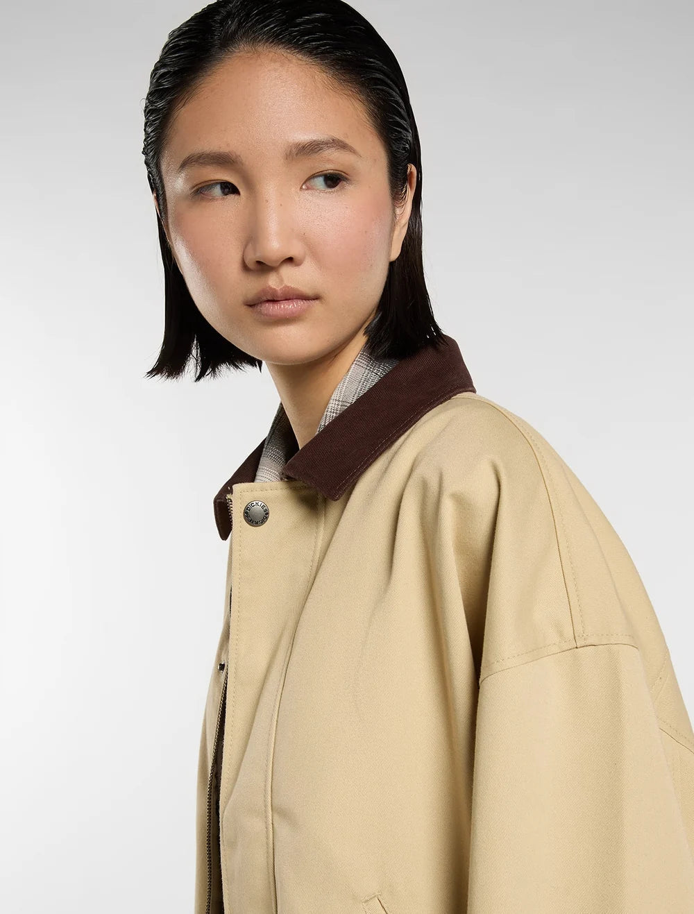Casaco Mulher Dickies Poly Cotton Bege Dickies