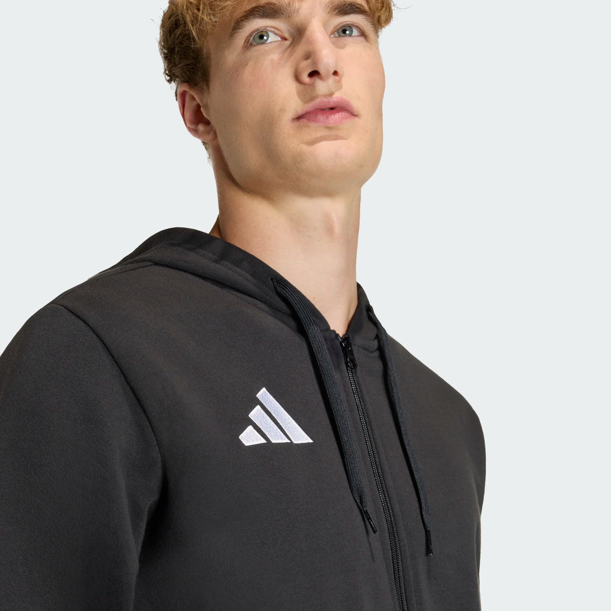 Casaco com Capuz Homem Adidas Entrada26 Preto Adidas
