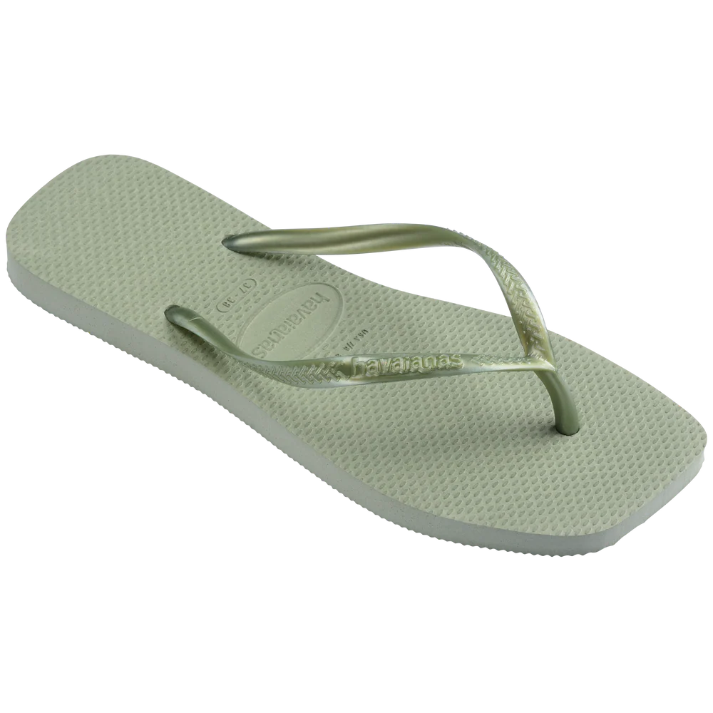 Chinelos Mulher Havaianas Slim Square Verde Havaianas
