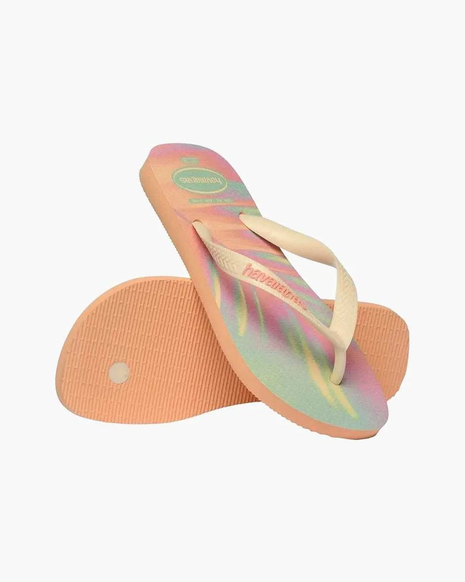 Chinelos Mulher Havaianas Top Fashion Laranja Havaianas
