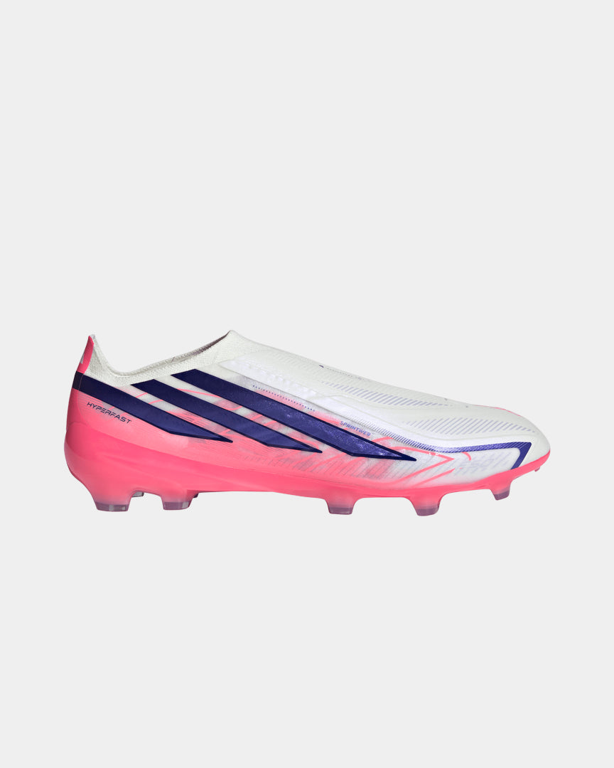 Chuteiras Adidas F50 Hyperfast League PRO LL FG Branca/Rosa Adidas