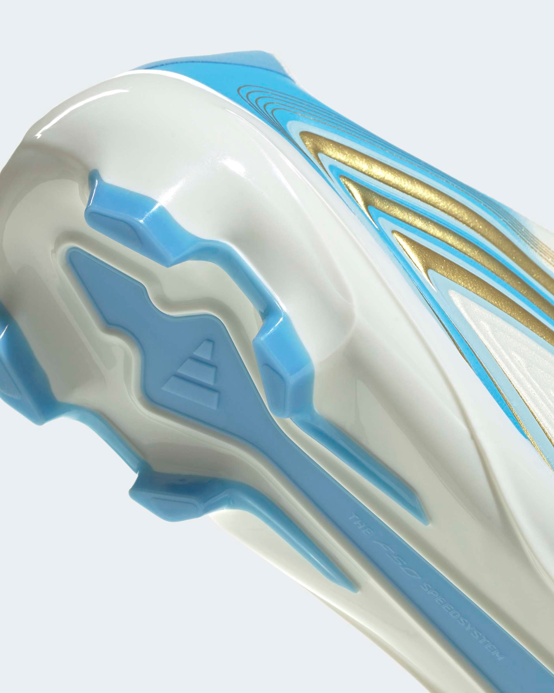 Chuteiras Adidas F50 Messi League FG Branca/Dourada Adidas