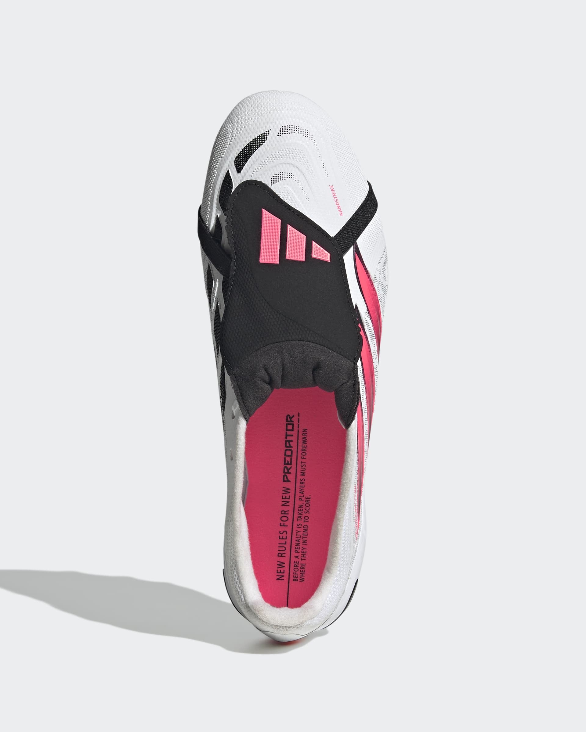 Chuteiras Adidas Predator League FT AG Branca/Rosa Adidas