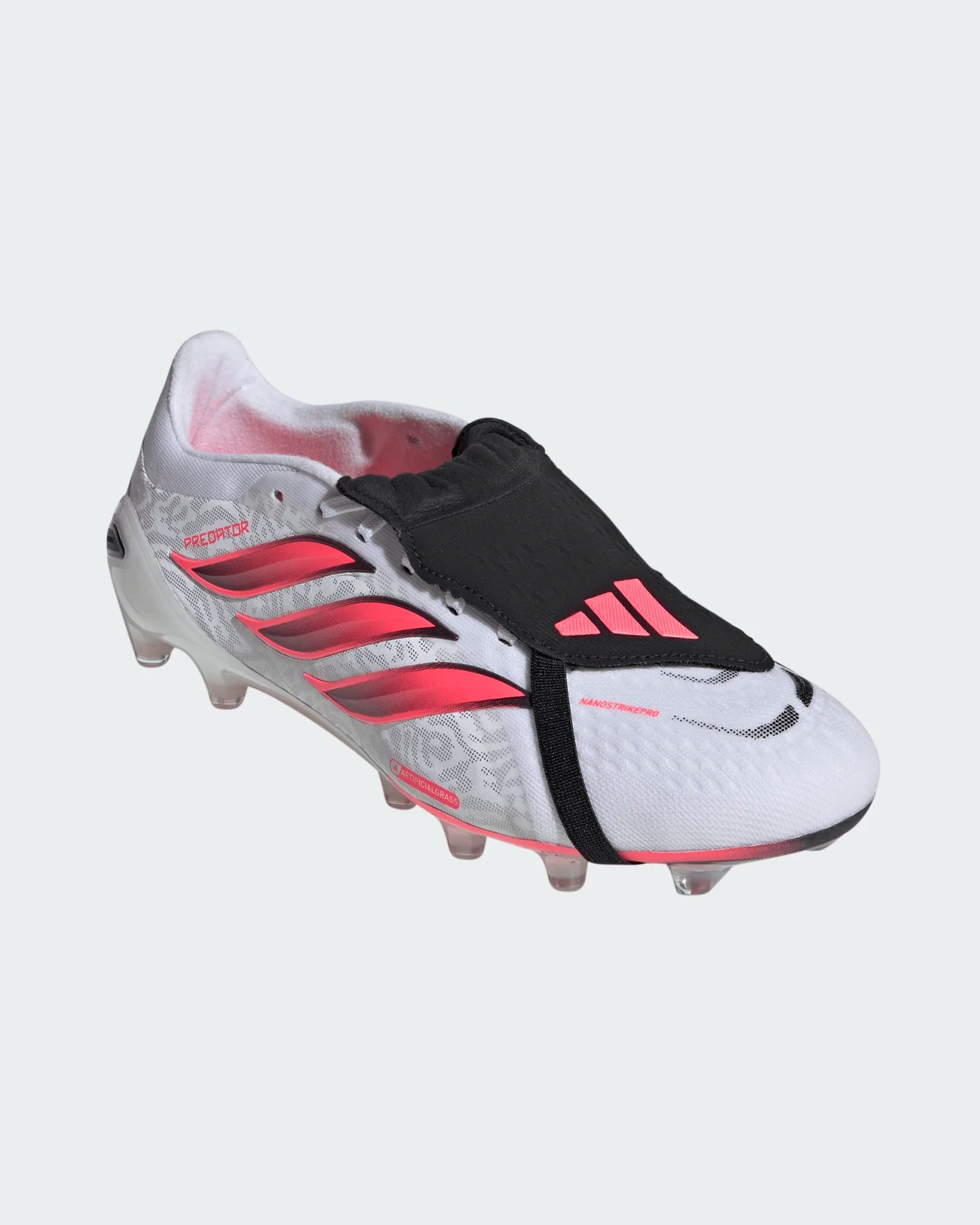 Chuteiras Adidas Predator Pro FT AG Branco/Rosa Adidas