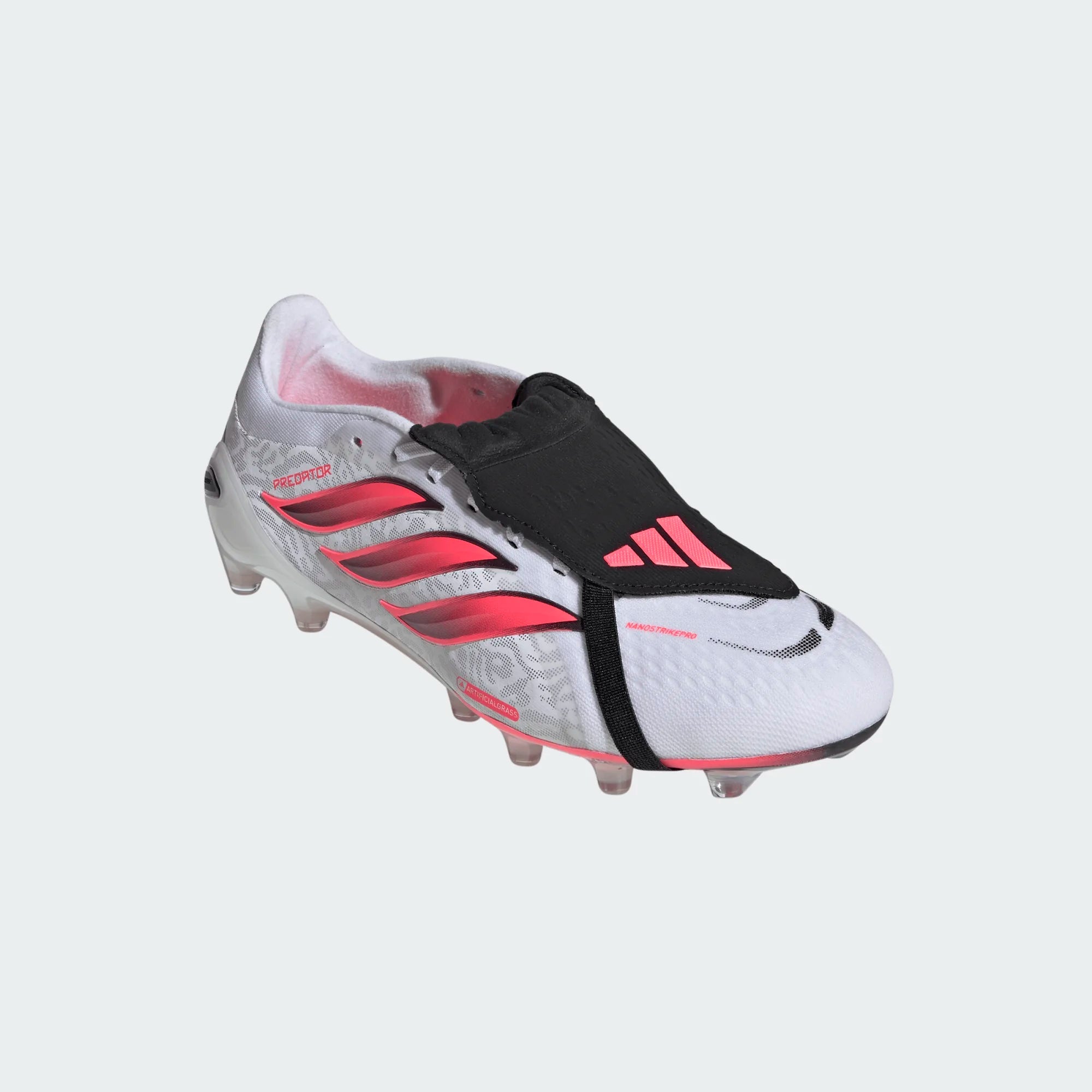 Chuteiras Adidas Predator Pro FT AG Branco/Rosa Adidas