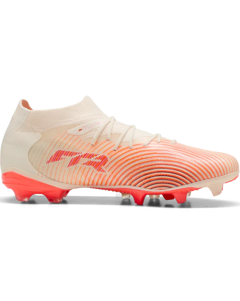 Chuteiras Homem Puma Future 9 Match FG/AG Branco/Vermelho Puma