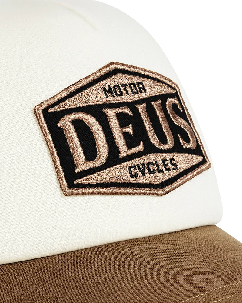 Boné Trucker Deus Ex Machina Josel Bege/Castanho Deus Ex Machina