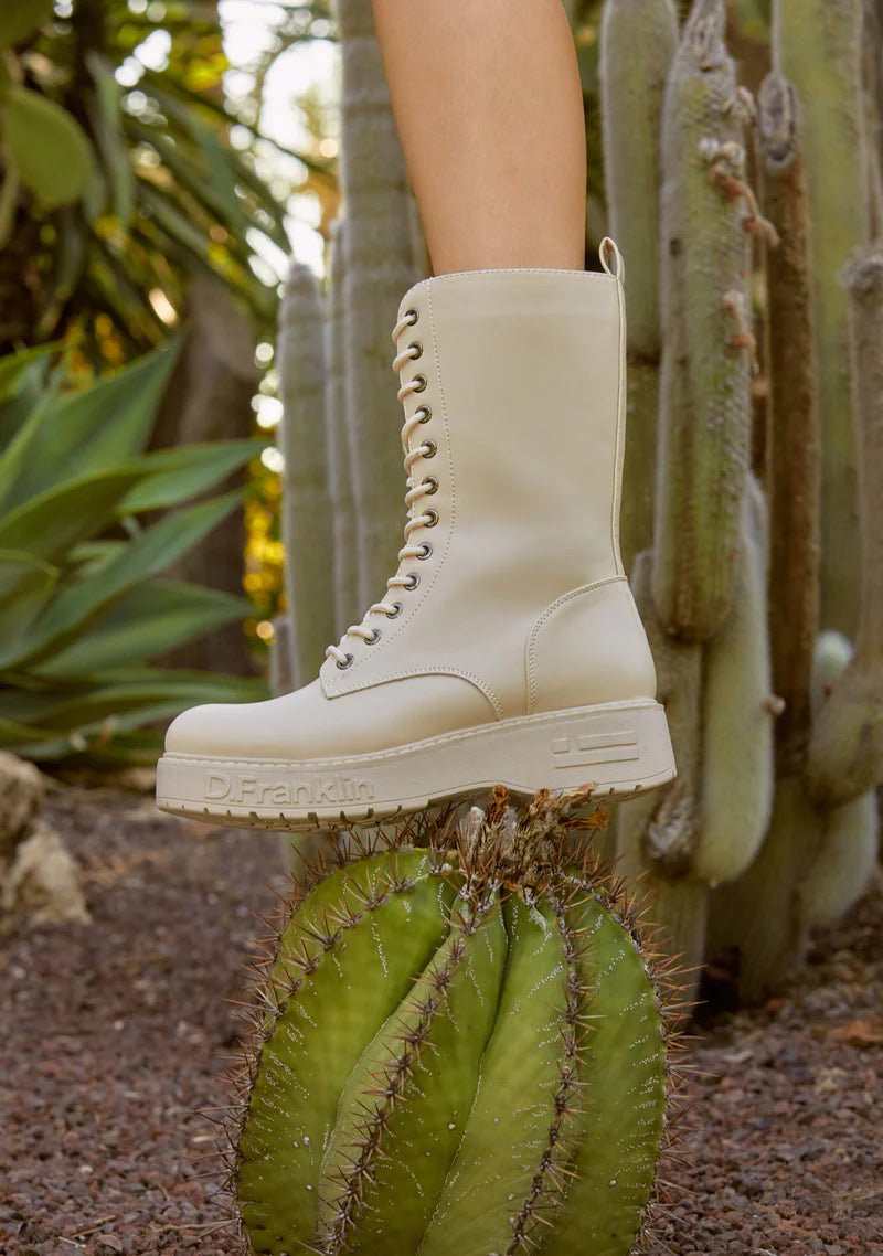 D.Franklin Botas Gumme Track Bege D.Franklin