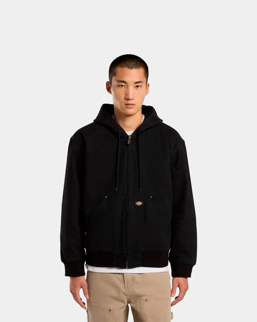 Dickies Casaco Hood Hilham Canvas Preto DK0A8705BLK1