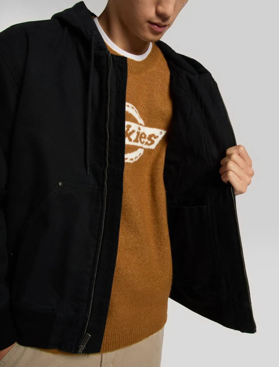 Dickies Casaco Hood Hilham Canvas Preto Dickies