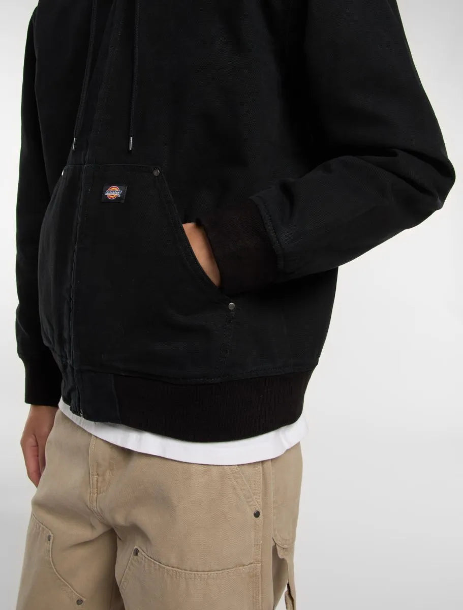 Dickies Casaco Hood Hilham Canvas Preto Dickies