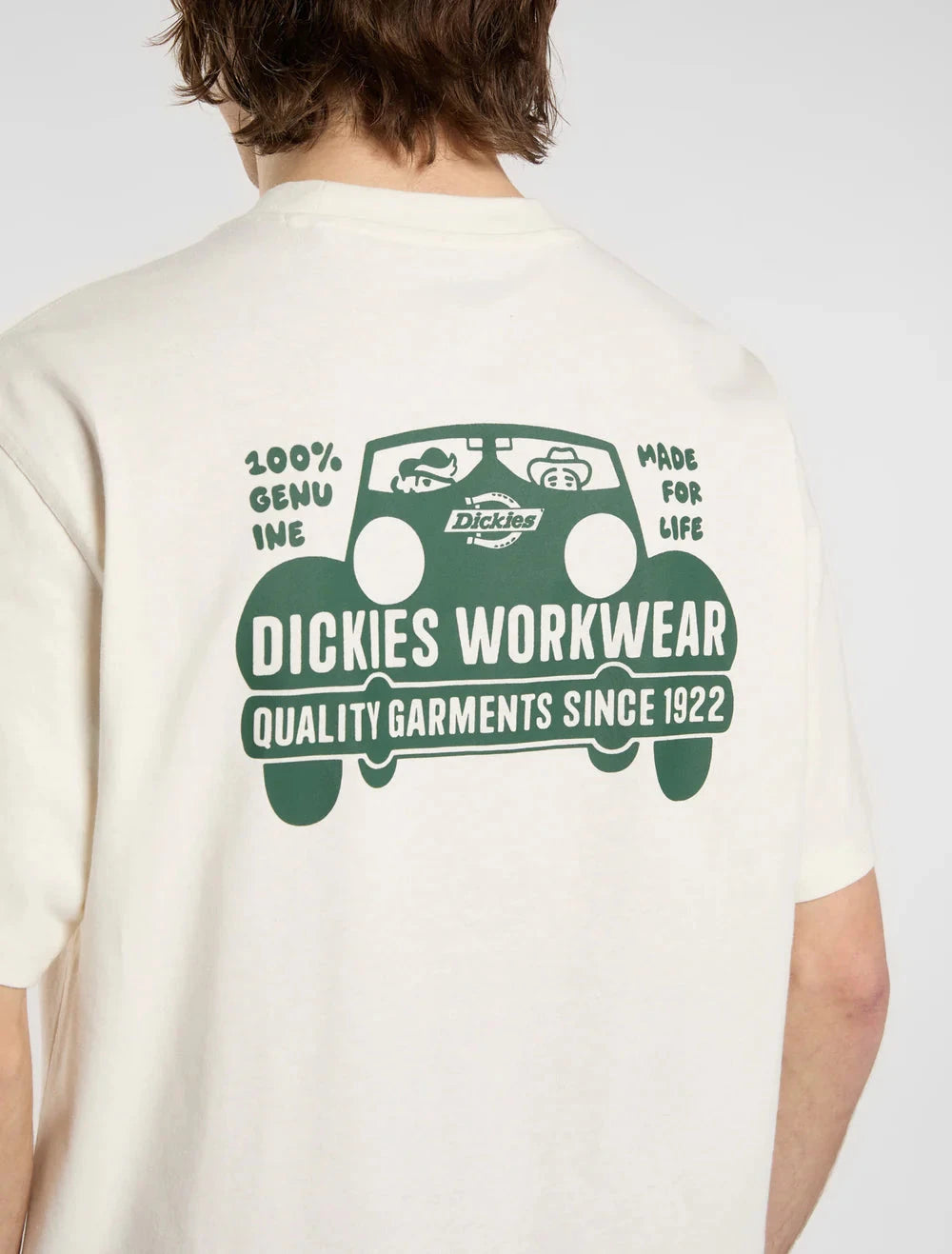 Dickies T-Shirt Gordonsville Bege/Verde Dickies