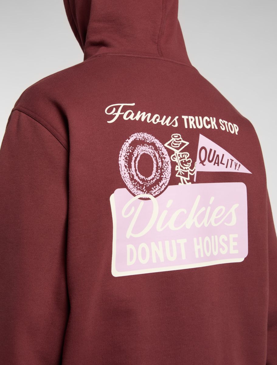Dickies Camisola Hood Donut House Bordô Dickies