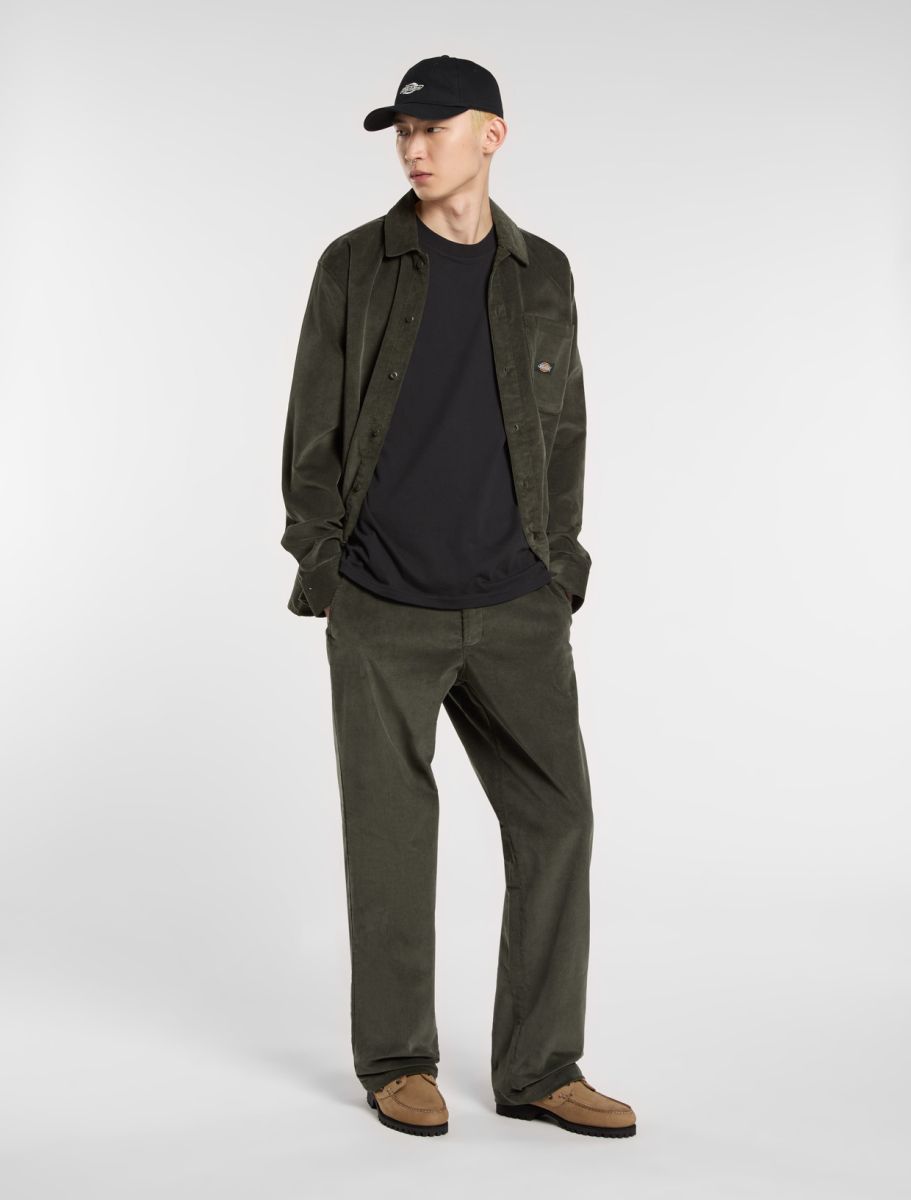 Dickies Calças Corduroy 874 Verde Dickies