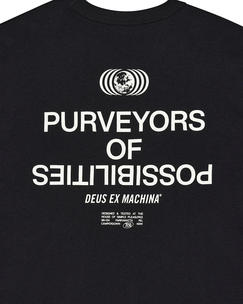 Deus Ex Machine T-shirt Axis Preta Deus Ex Machina