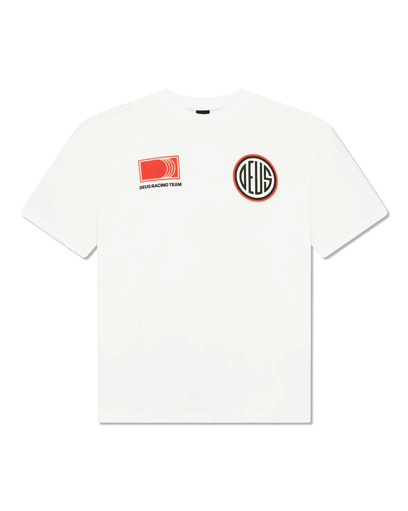 Deus Ex Machina T-Shirt Holeshot Branca Deus Ex Machina