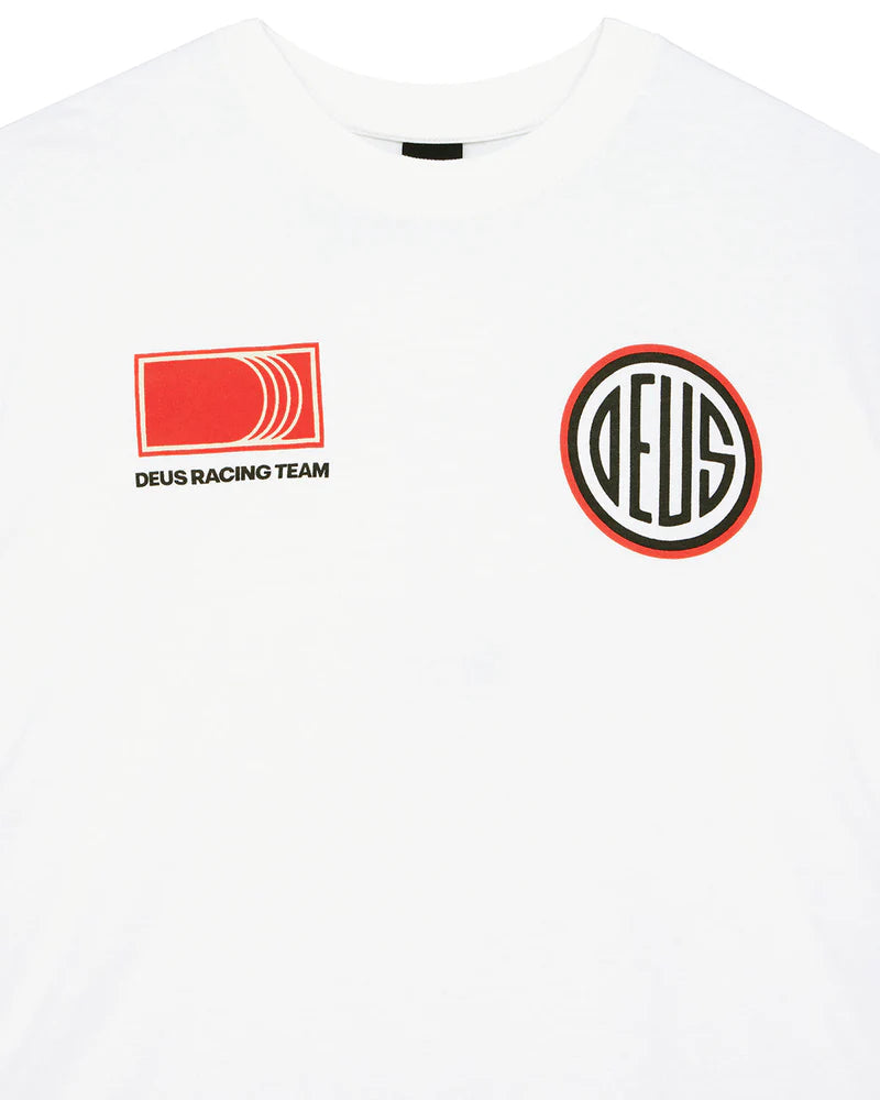 Deus Ex Machina T-Shirt Holeshot Branca Deus Ex Machina