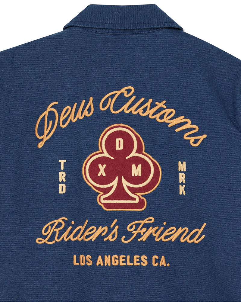 Deus Ex Machina Casaco Basto Club Azul Deus Ex Machina