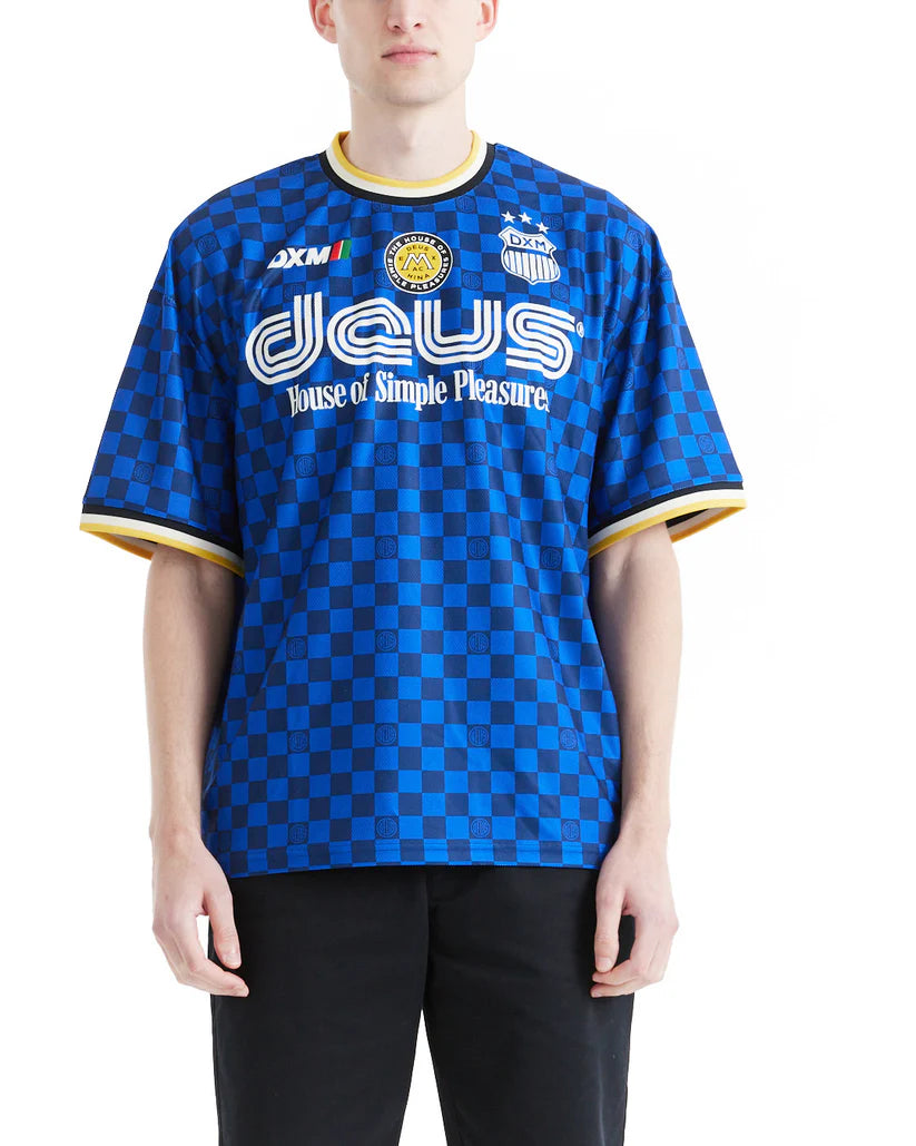 Deus Ex Machina T-shirt Showroom Moto Azul Deus Ex Machina