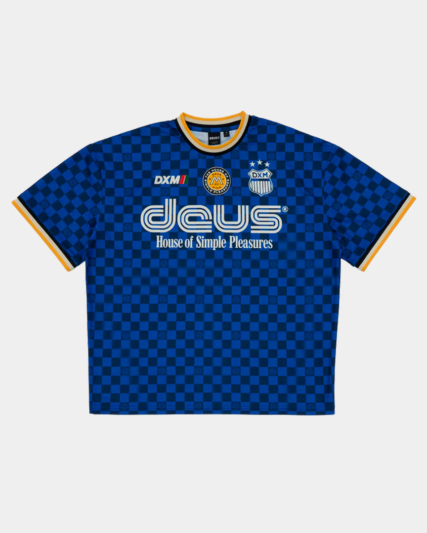 Deus Ex Machina T-shirt Showroom Moto Azul DMP251060LAP