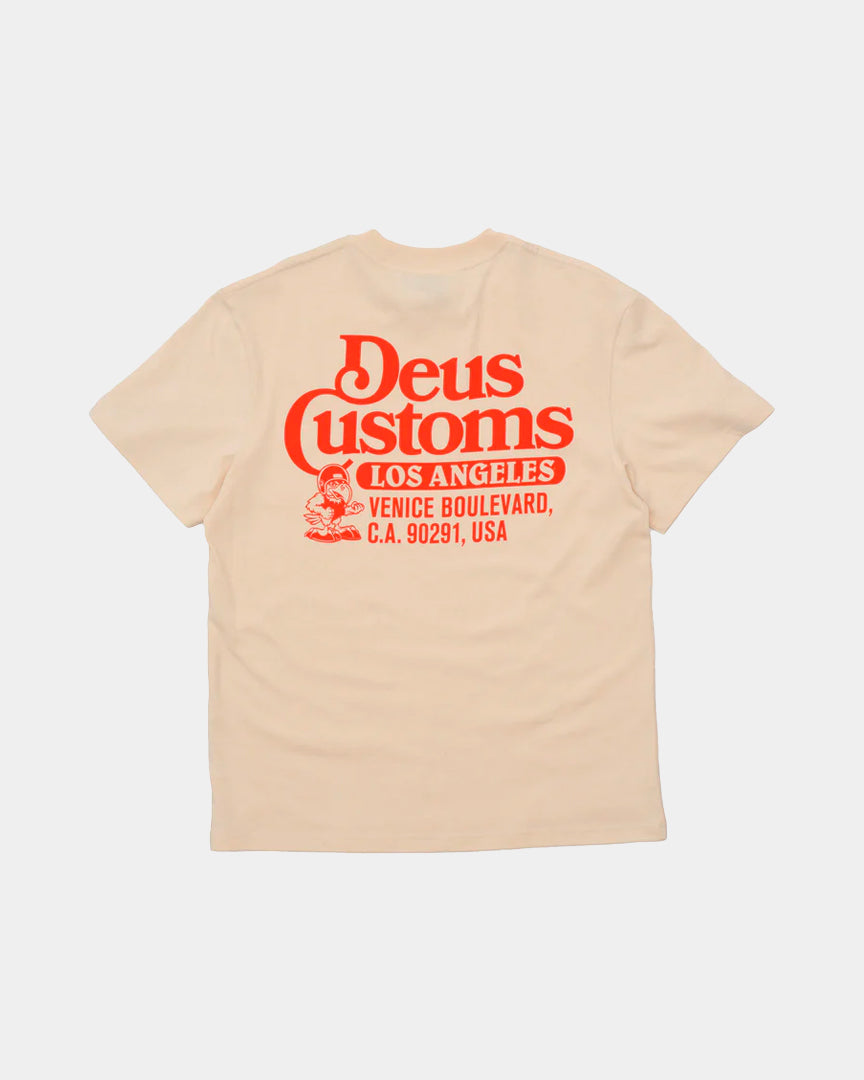 Deus Ex Machina T-shirt Raptor Bege DMP251947BDWH