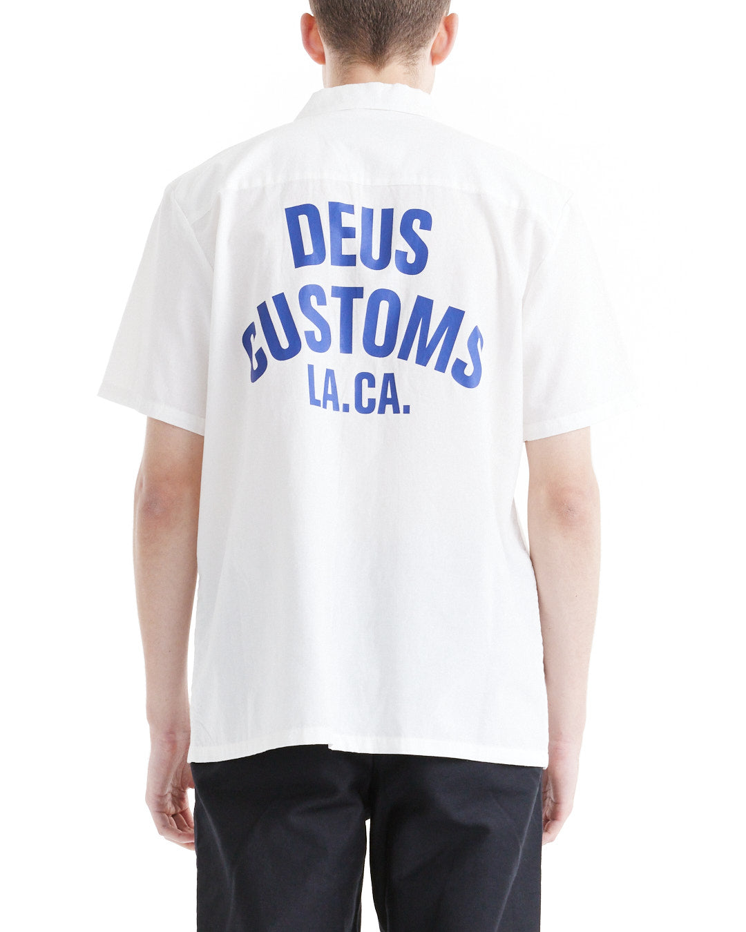 Deus Ex Machina Camisa Forecourt Vintage Branca Deus Ex Machina