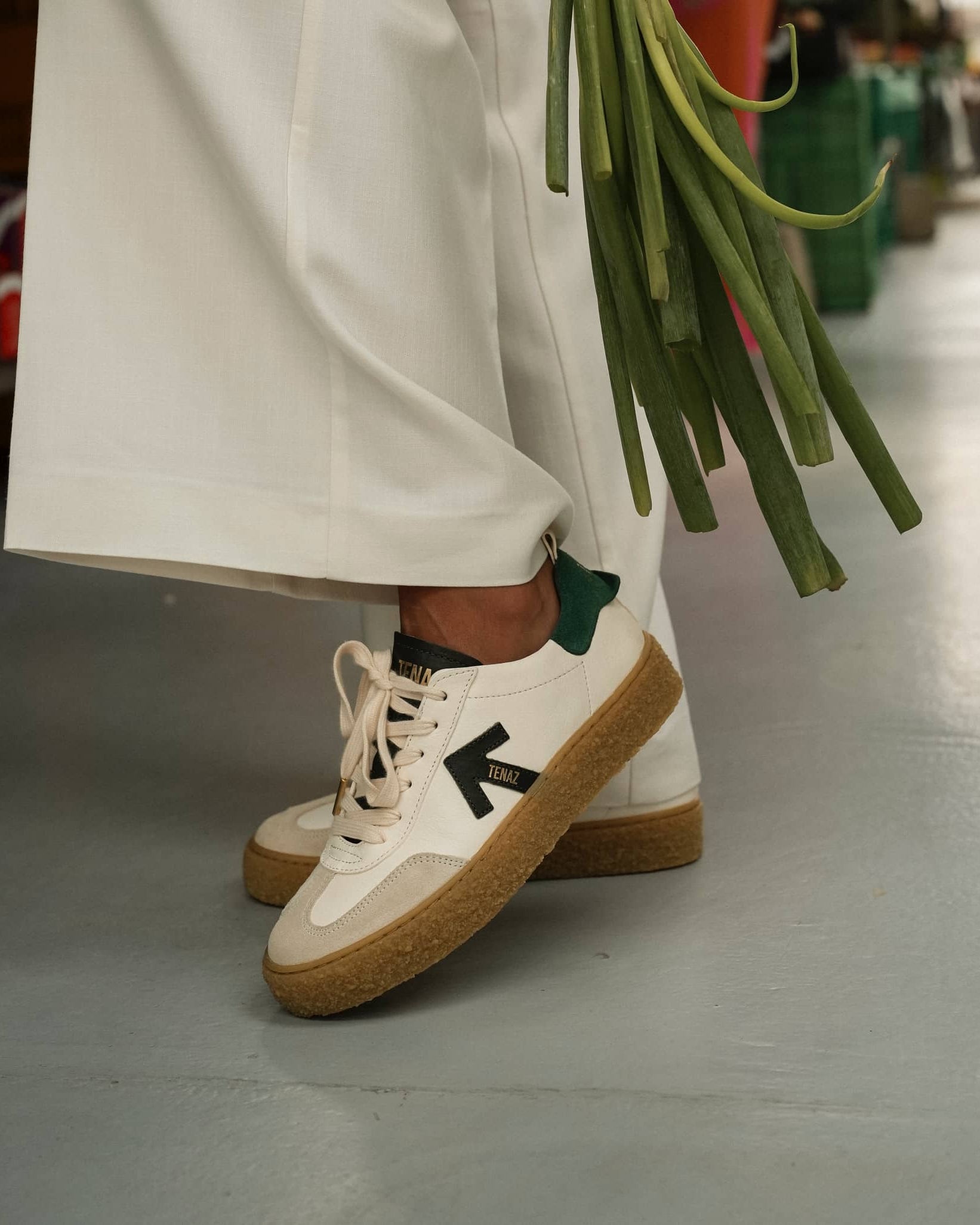 Tenaz Olhamar Branco/Verde Tenaz