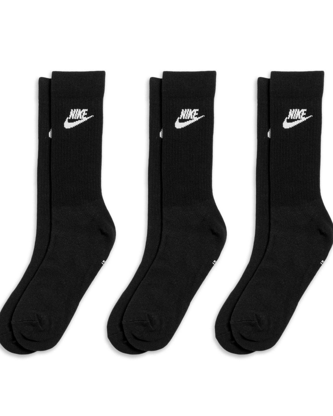 Nike Pack 3 Meias Essential Pretas Nike