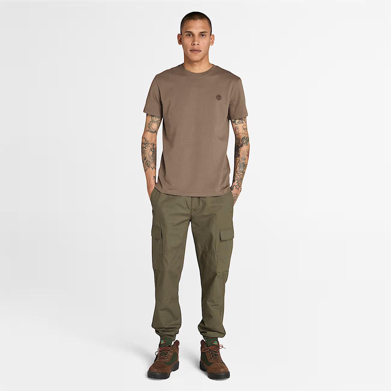 Timberland T-Shirt Dunstan River Castanha Timberland